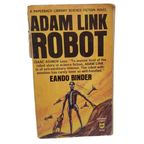 Adam Link Robot By Eando Binder Paperback First Edition 1965 Sci Fi Novel - Picture 1 of 8